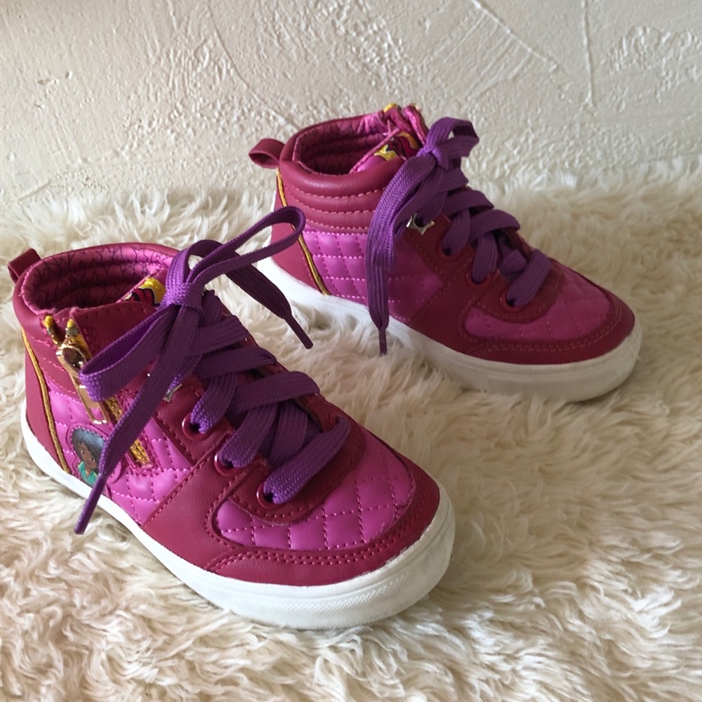 Karma’s World Pink High Top Sneakers